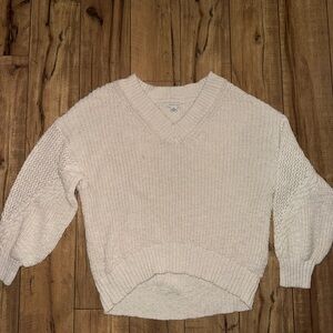 Cream sweater